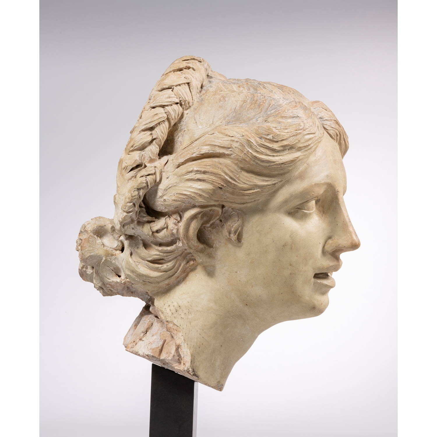A HEAD FROM THE ENTOURAGE OF DOMENICO GUIDI ? ROME SECOND HALF OF THE 17th CENTURY - SOLD
