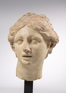 A HEAD FROM THE ENTOURAGE OF DOMENICO GUIDI ? ROME SECOND HALF OF THE 17th CENTURY - SOLD
