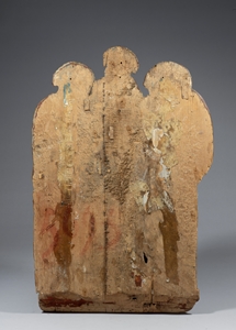ANONYMOUS MASTER FROM SOUTH SWABIA  PAIR OF ALTAR PANNELS WITH SIX APOSTLES