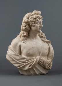 GIOVANNI CARATI (CIRCA 1654-1695) BUST OF APOLLO VENICE CIRCA 1685-1690
