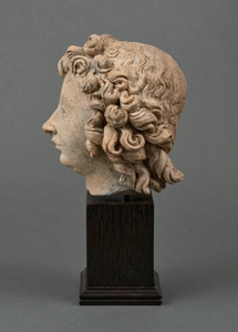 ATTRIBUTED TO GERVAIS I DELABARRE (-1644) HEAD OF AN ANGEL MAINE REGION FIRST QUARTER OF THE 17TH CENTURY