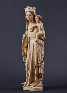 VIRGIN AND CHILD  Île-de-France Second quarter of the 14th century 