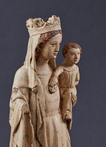 VIRGIN AND CHILD  Île-de-France Second quarter of the 14th century 