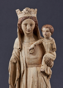 VIRGIN AND CHILD  Île-de-France Second quarter of the 14th century  - SOLD 