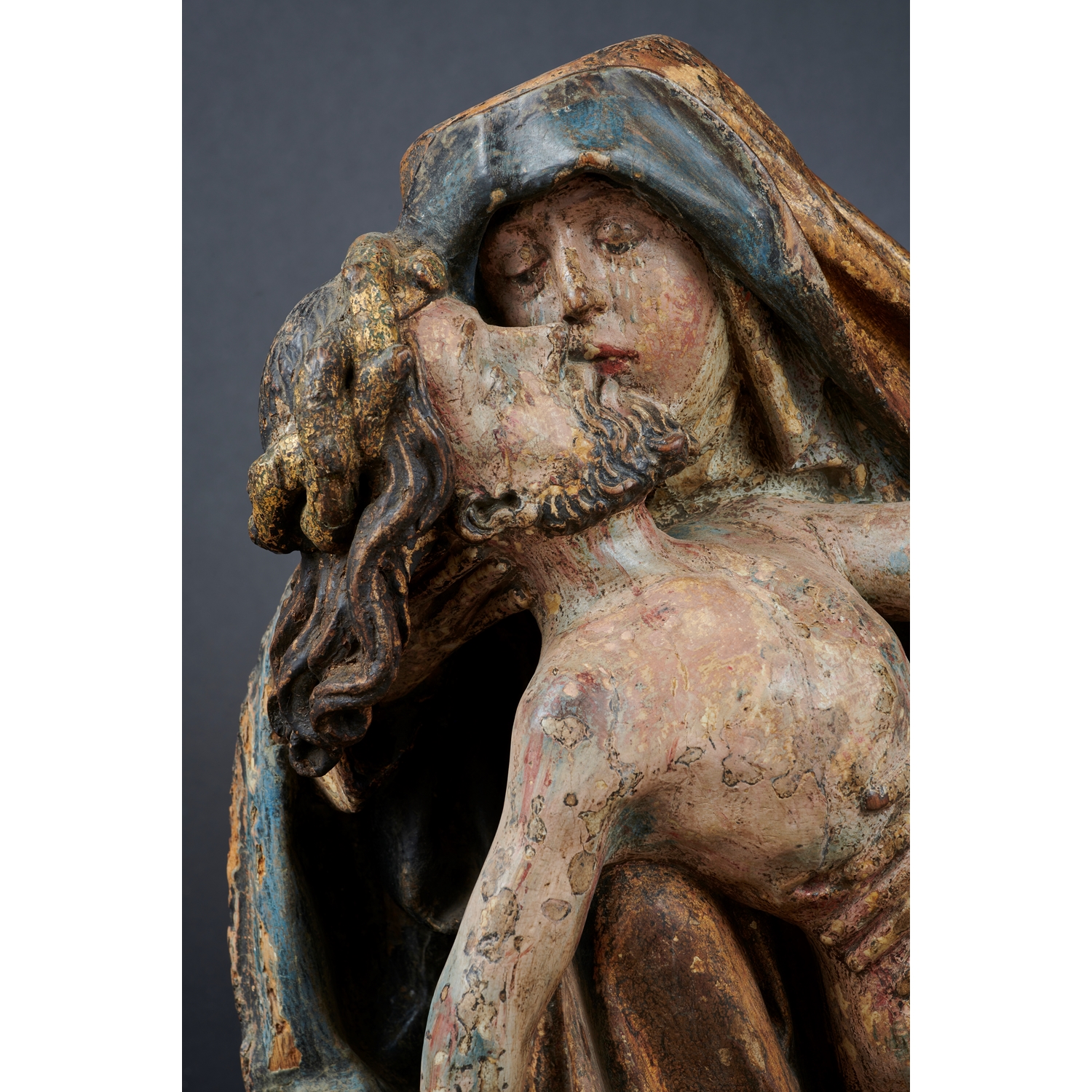 VESPERBILD  (Pietà)  UPPER SWABIA CIRCA 1520 - SOLD 
