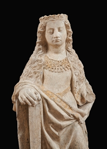 ATTRIBUTED TO JAN CROCQ (active between 1486 and 1507) SAINT CATHERINE 