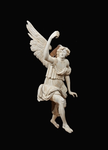 BAROQUE PAIR OF ANGELS FLANDERS SECOND HALF OF THE 17TH CENTURY 