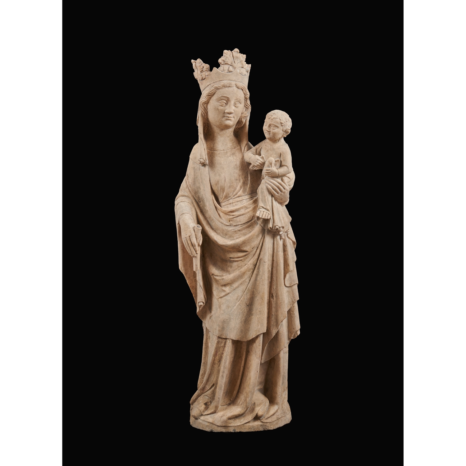 VIRGIN AND CHILD ÎLE-DE-FRANCE SECOND QUARTER OF THE 14TH CENTURY