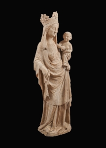 VIRGIN AND CHILD ÎLE-DE-FRANCE SECOND QUARTER OF THE 14TH CENTURY