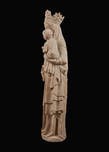 VIRGIN AND CHILD  ÎLE-DE-FRANCE SECOND QUARTER OF THE 14TH CENTURY