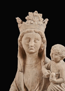 VIRGIN AND CHILD  ÎLE-DE-FRANCE SECOND QUARTER OF THE 14TH CENTURY